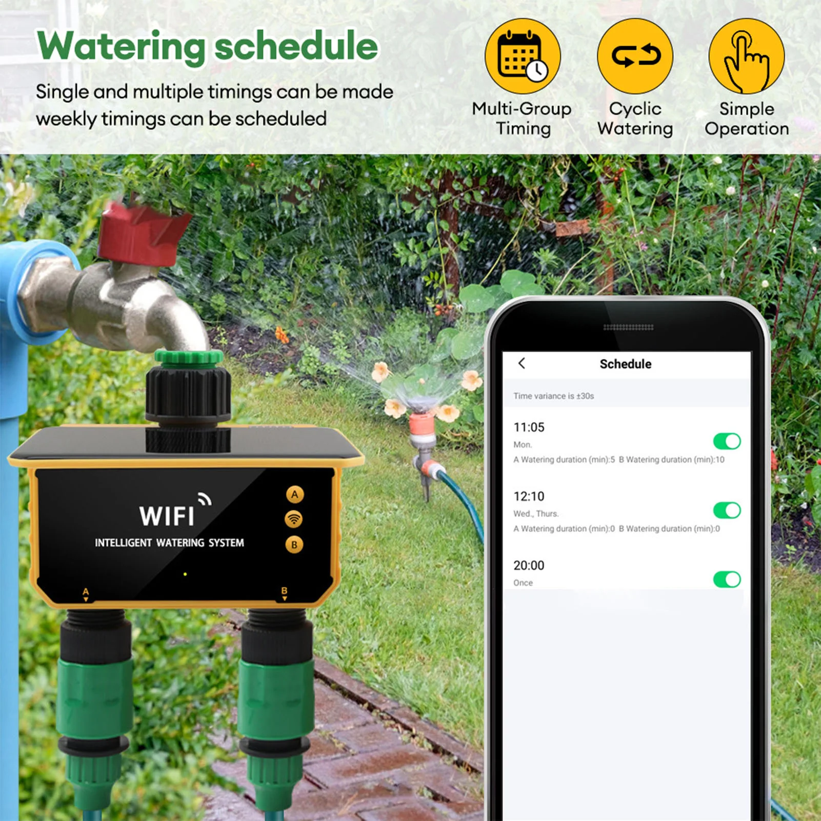 Solar WiFi Smart Irrigation Ti - Smart Garden Solar 评论和价格