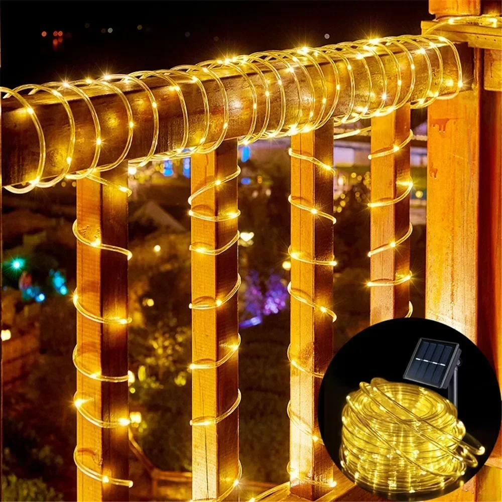 Solar Rope Lights Outdoor Blue - Smart Garden Light Camera 评论和价格