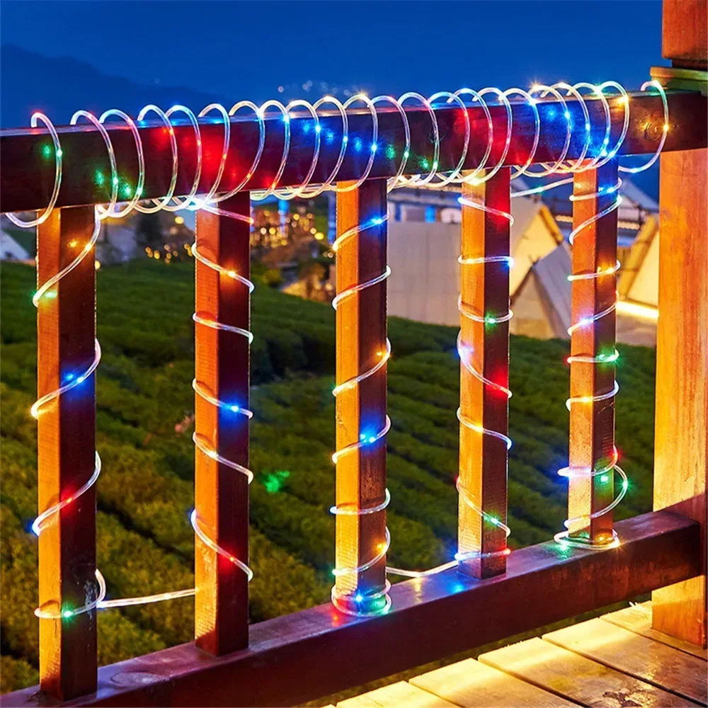Solar Rope Lights Outdoor Blue - Smart Garden Light Camera 评论和价格