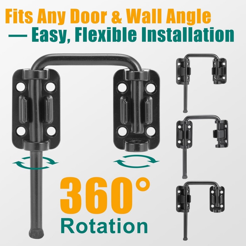 U Shape Patio Sliding Door Loo - Smart Garden Gate Lock 评论和价格