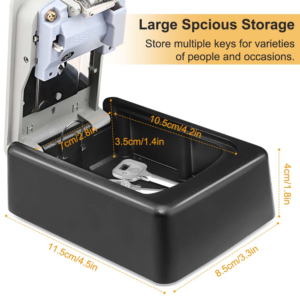 Password Lock Storage Box Meta - Smart Garden Gate Lock 评论和价格
