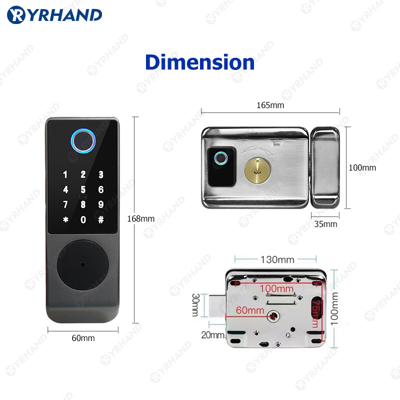 Tuya Smart lock Waterproof Wif - Smart Garden Gate Lock 评论和价格