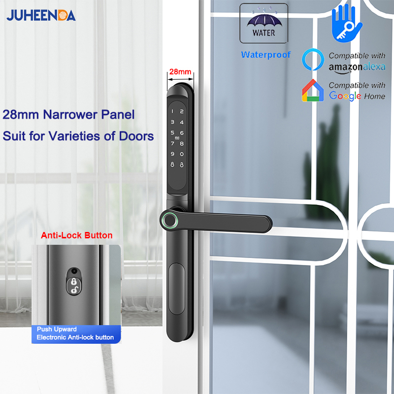 TTLock App Smart Aluminum Door - Smart Garden Gate Lock 评论和价格
