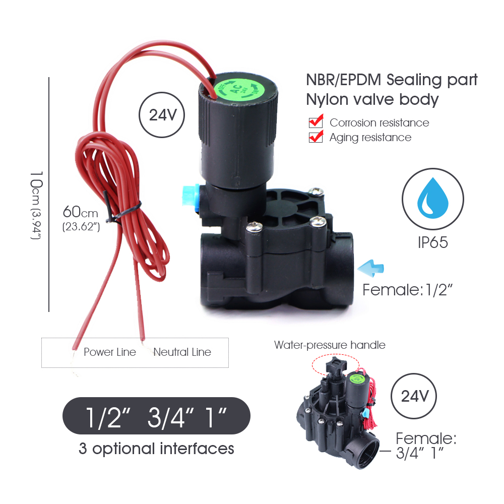Garden Hose Solenoid Valve Con - Smart Garden Hose 评论和价格